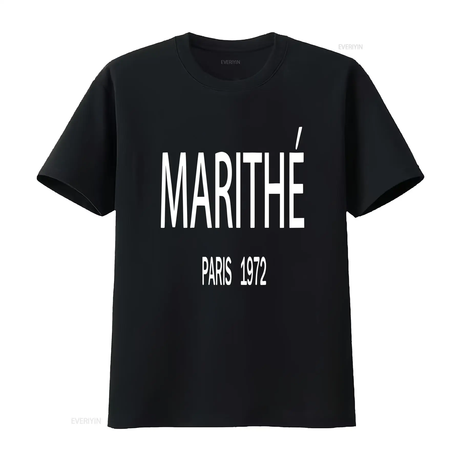 Street Fashion In Paris - Marithe Vintage 1972 Paris T Shirt