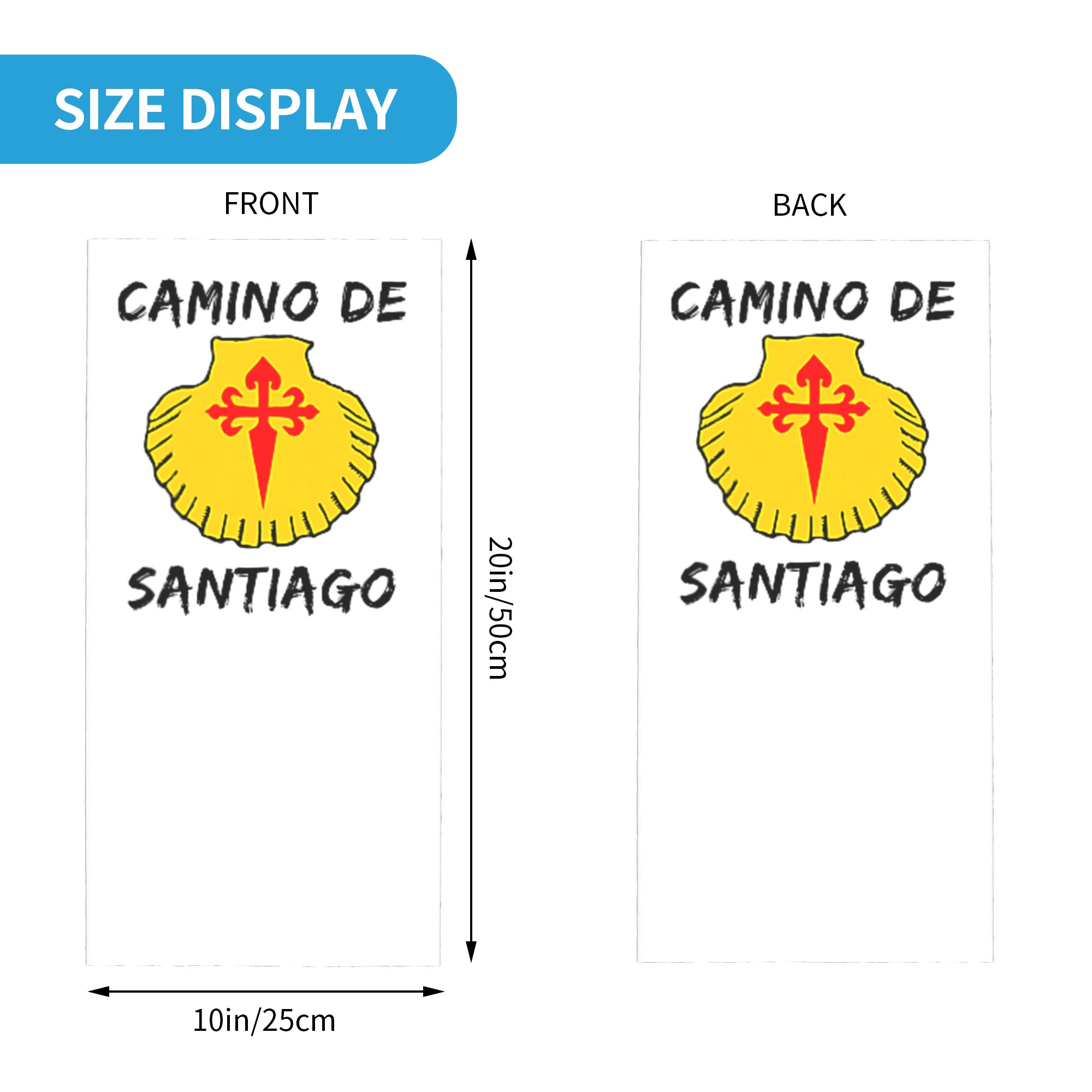 Buen Camino de Santiago Hiking - đánh giá và giá Bandana Multi Way