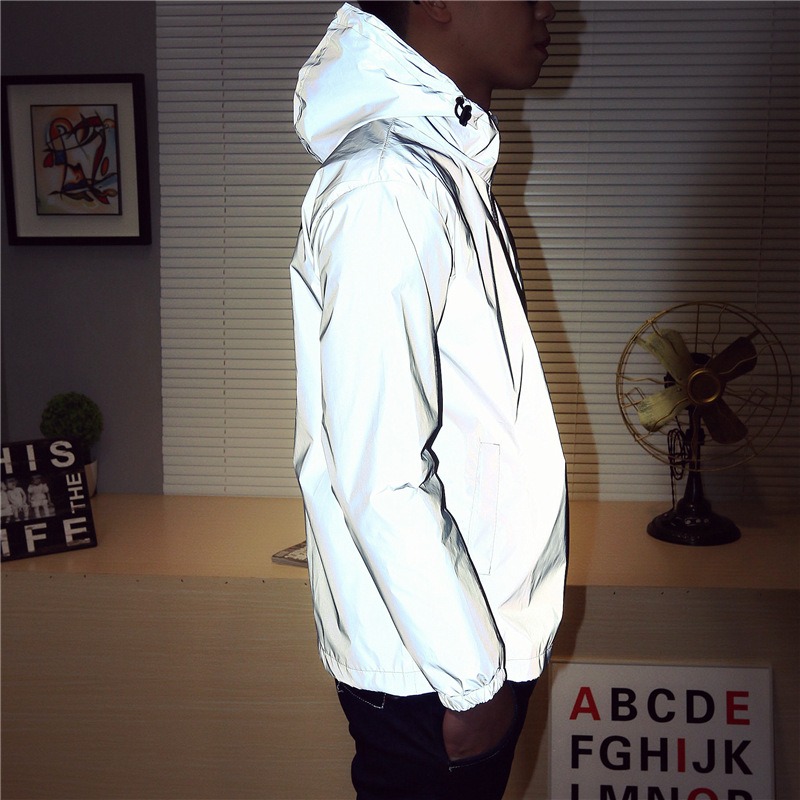 LED Light Up Windbreaker Coupl - đánh giá và giá Reflective Jacket Running