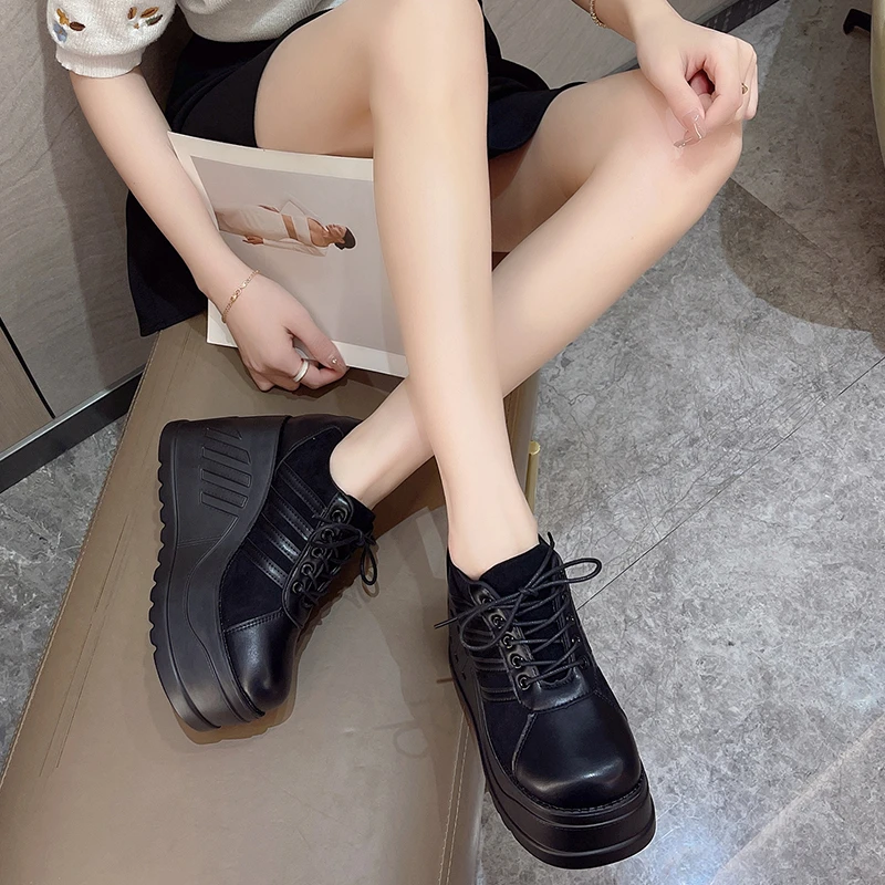 Big Size 35-43 Black Design Fe - đánh giá và giá Street Fashion Goth