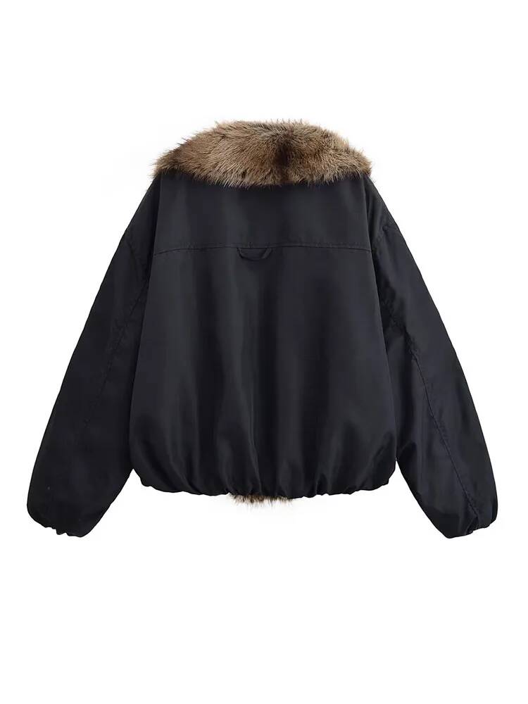 Women Fashion Faux Fur Collare - đánh giá và giá Street Fashion Taiwan