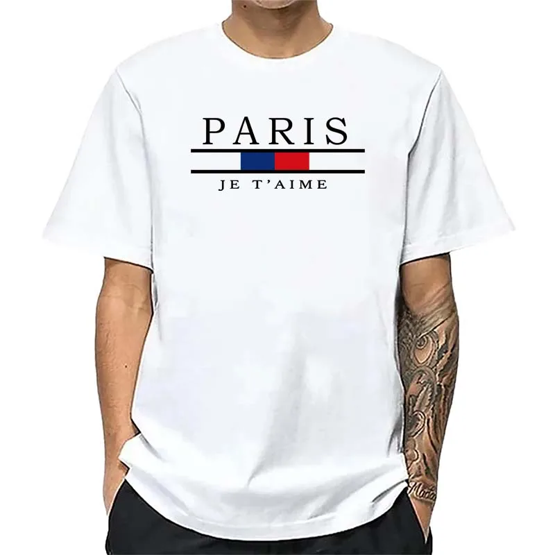 Paris Graphic Print T-shirts M - đánh giá và giá Street Fashion In Paris