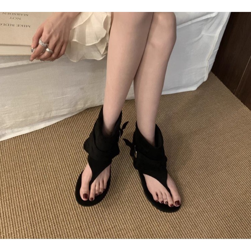 2025Spring Clip Toe Flats Sand - đánh giá và giá Street Fashion Trends
