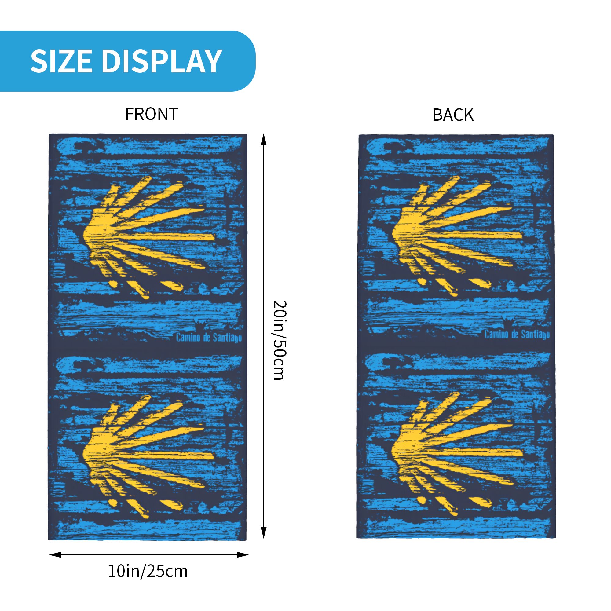 Camino de Santiago Hiking Band - đánh giá và giá Bandana Multi Way