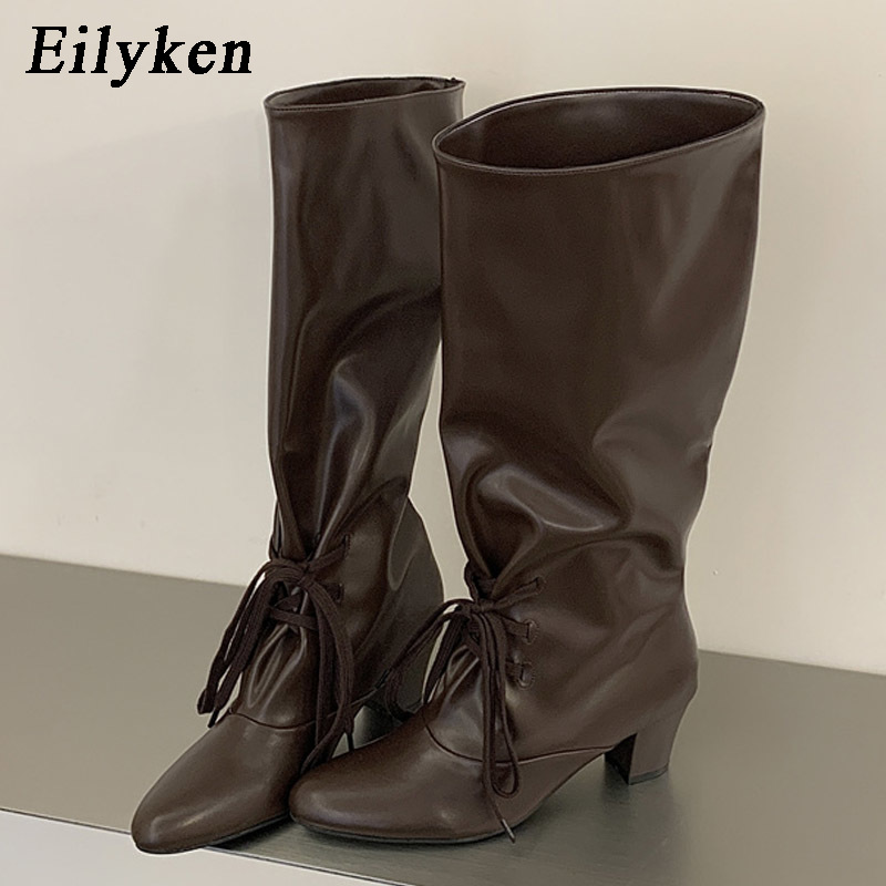 Eilyken Winter Fashion Lace Up - đánh giá và giá Street Fashion Winter