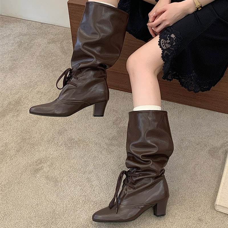 Eilyken Winter Fashion Lace Up - đánh giá và giá Street Fashion Winter