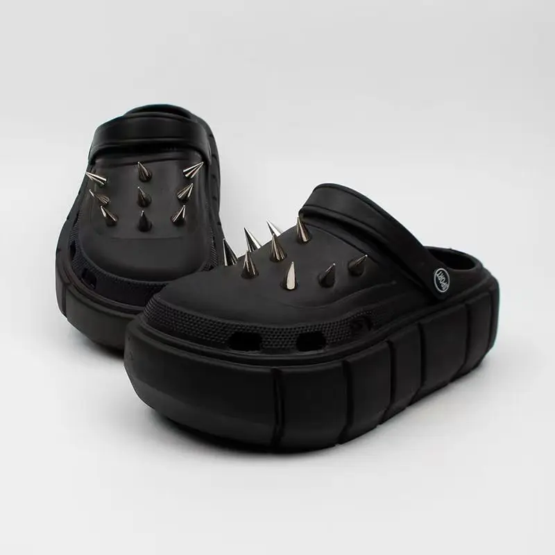 Y2K style Rivet Hole Shoes Wom - đánh giá và giá Street Fashion Trends