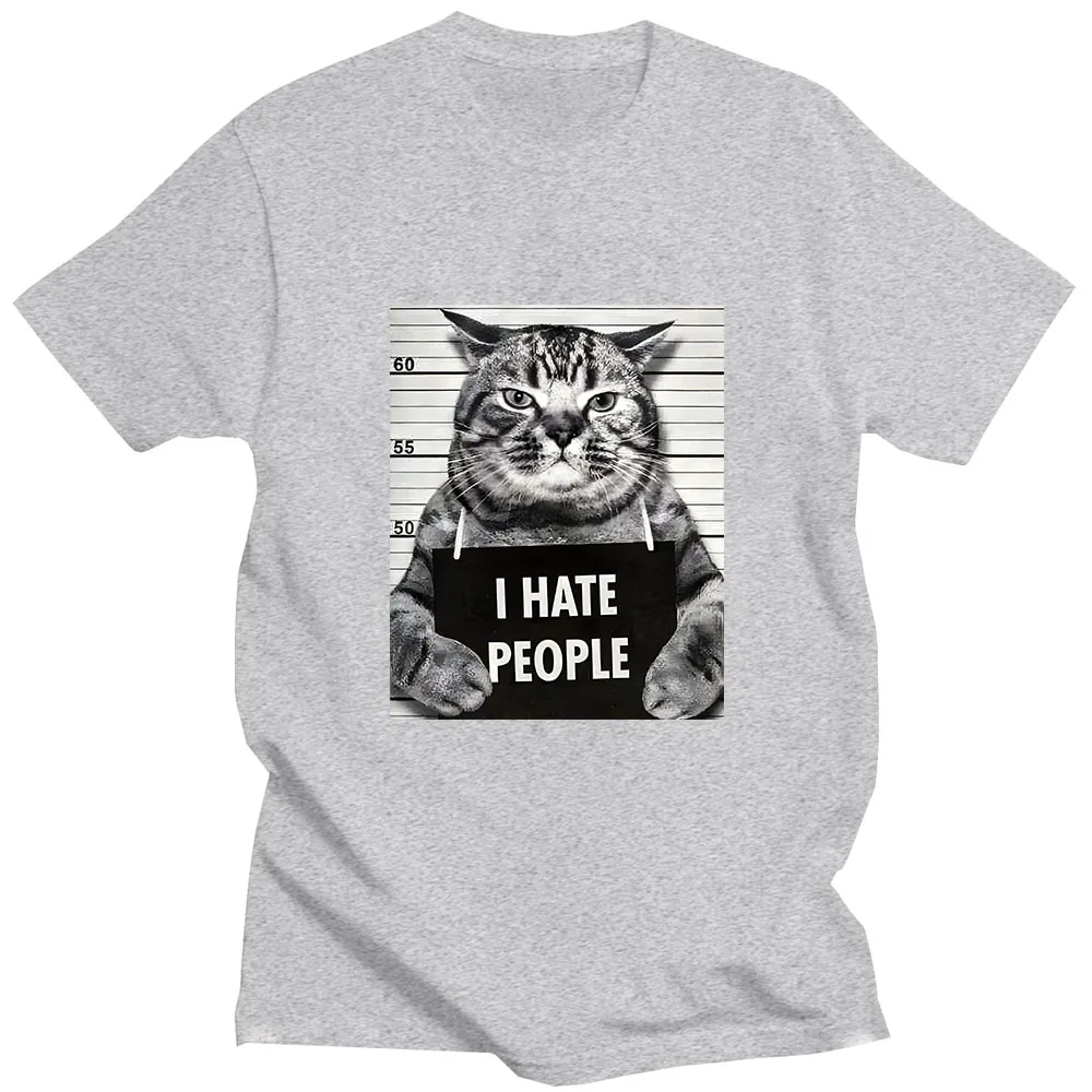 Asian sizeI Meow Print T-shirt - đánh giá và giá Street Fashion Asian Men