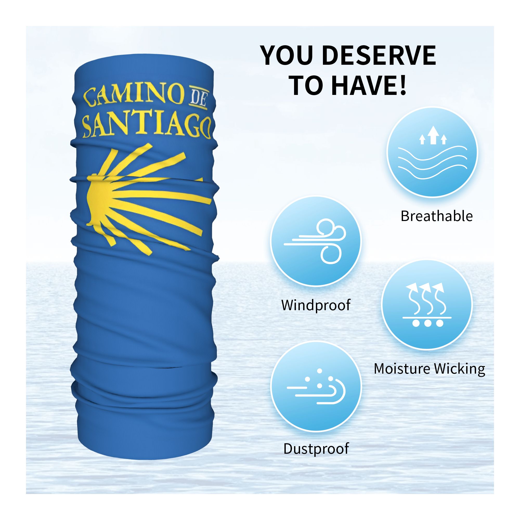 Camino De Santiago Bandana Nec - đánh giá và giá Bandana Multi Way