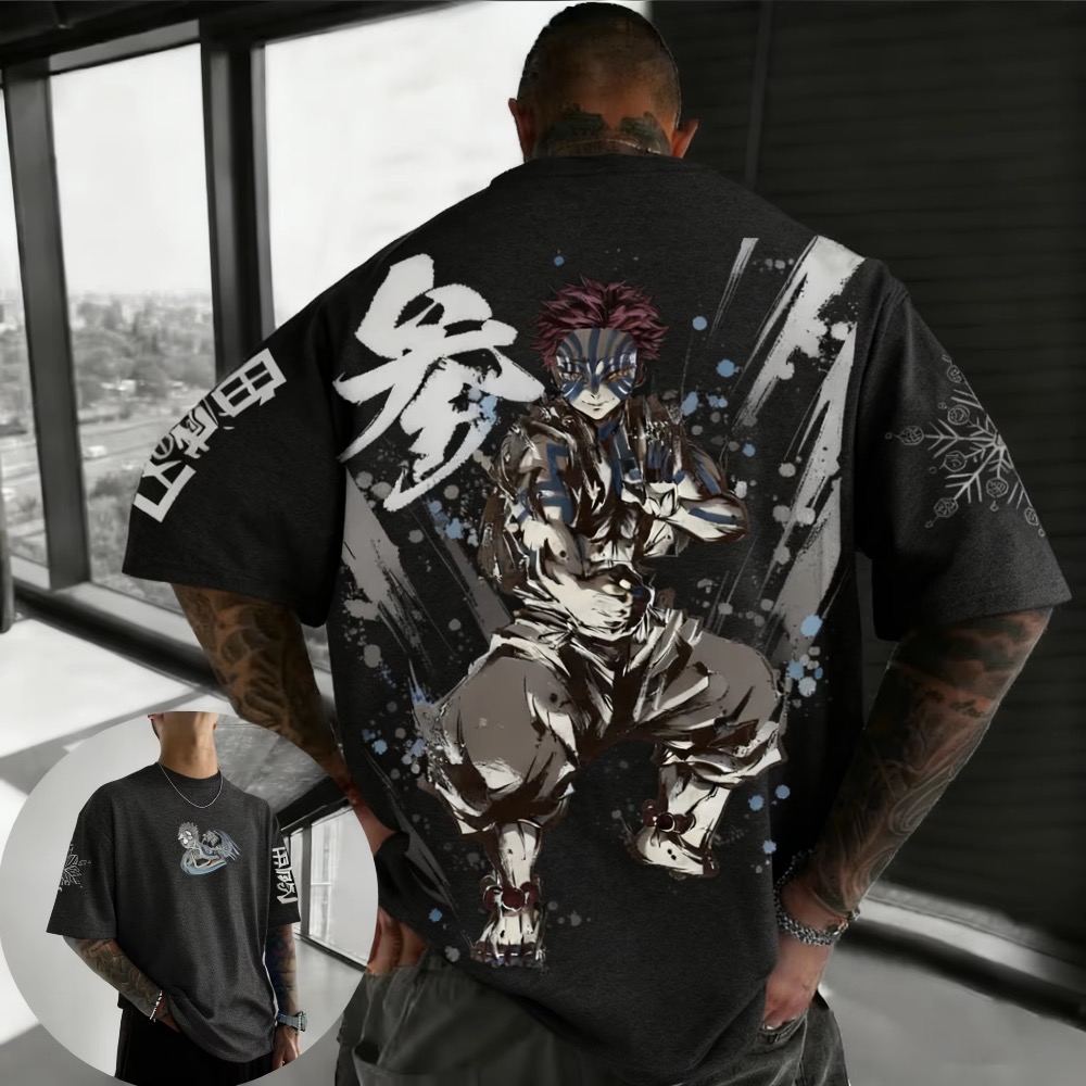 Summer Plus Size Demon Slayer  - đánh giá và giá Street Fashion Of Japan