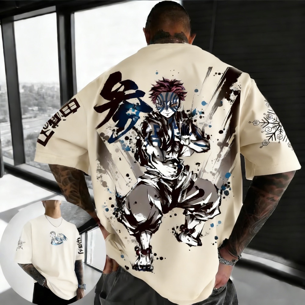 Summer Plus Size Demon Slayer  - đánh giá và giá Street Fashion Of Japan