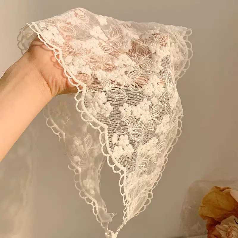 Triangle Lace Bandana Cream Wh - đánh giá và giá Bandana Multi Way