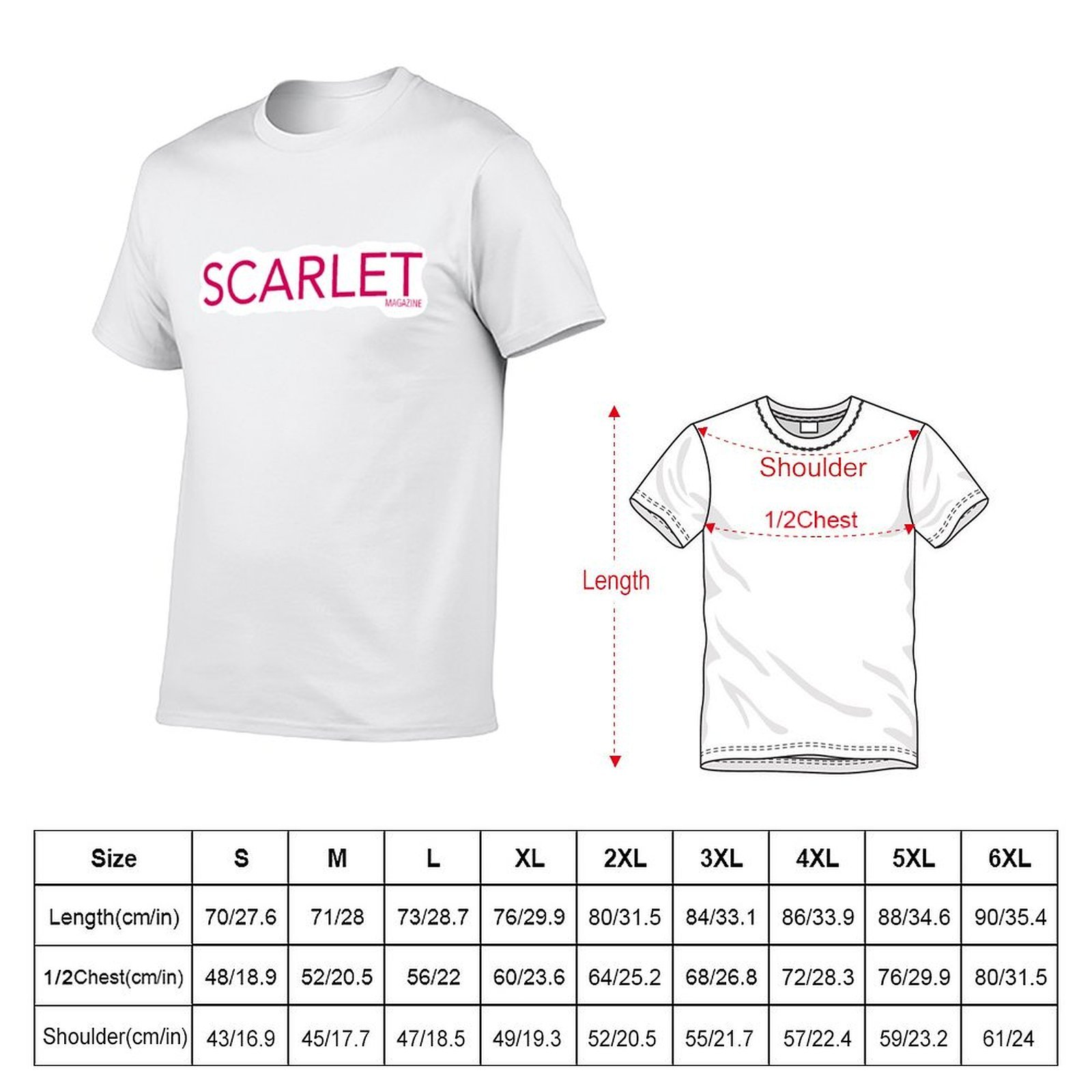 scarlet magazine T-Shirt Stree - đánh giá và giá Street Fashion Magazines