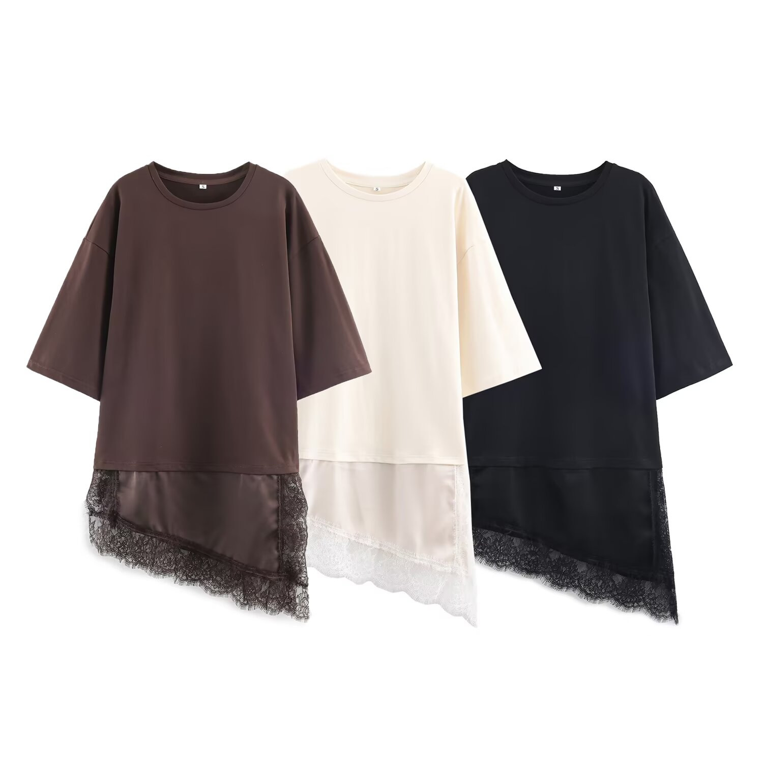 Women's Oversized Half Sleeve  - đánh giá và giá Longline Tee Oversized