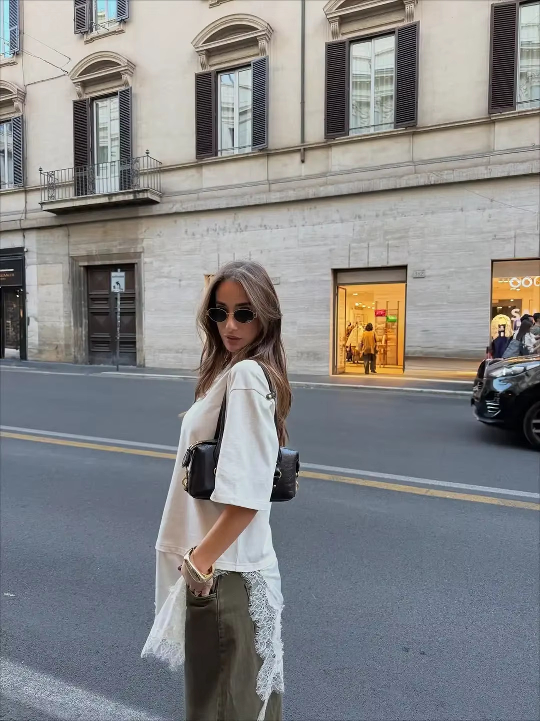 Women's Oversized Half Sleeve  - đánh giá và giá Longline Tee Oversized