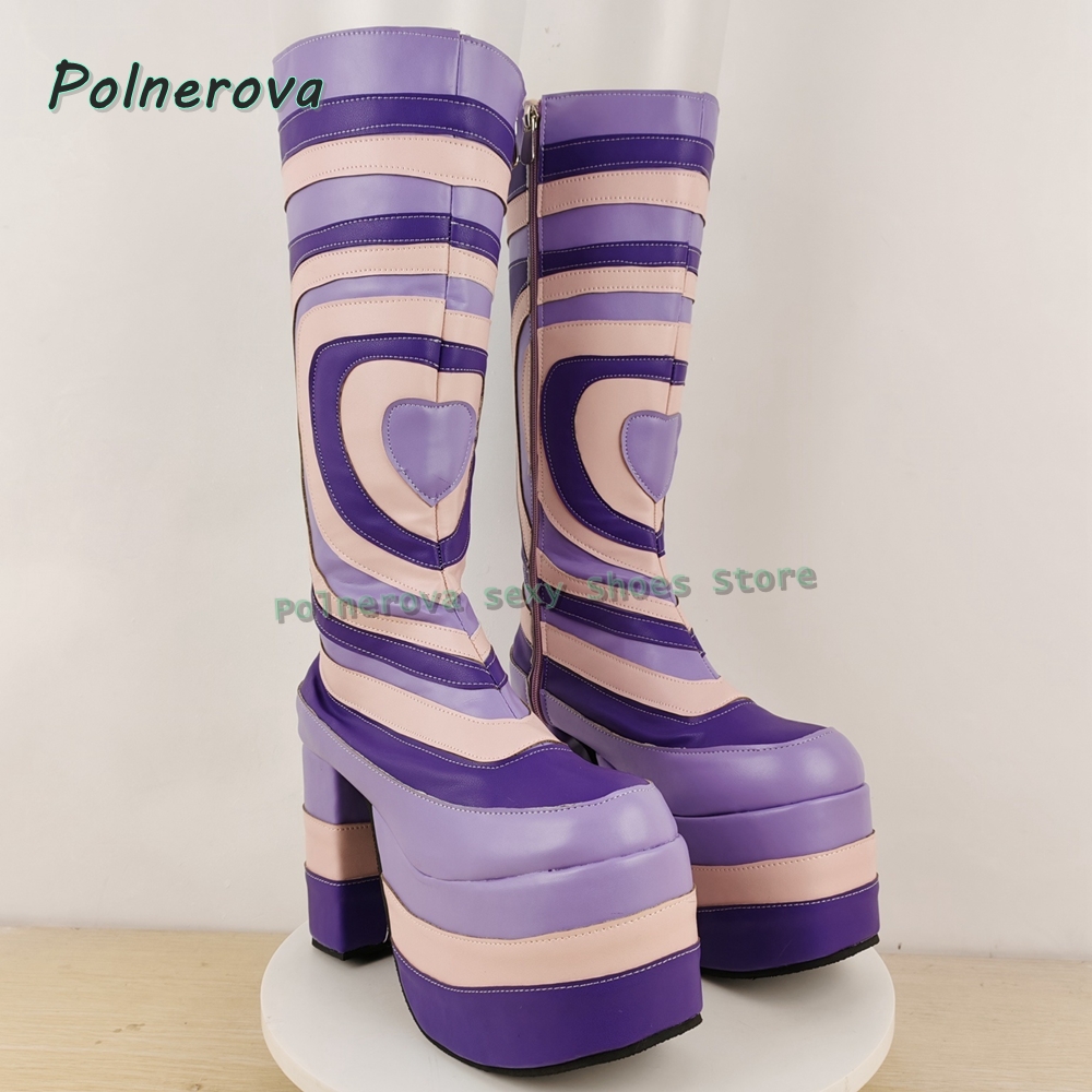 Heart Print Platform Fashion B - đánh giá và giá Street Fashion Trends