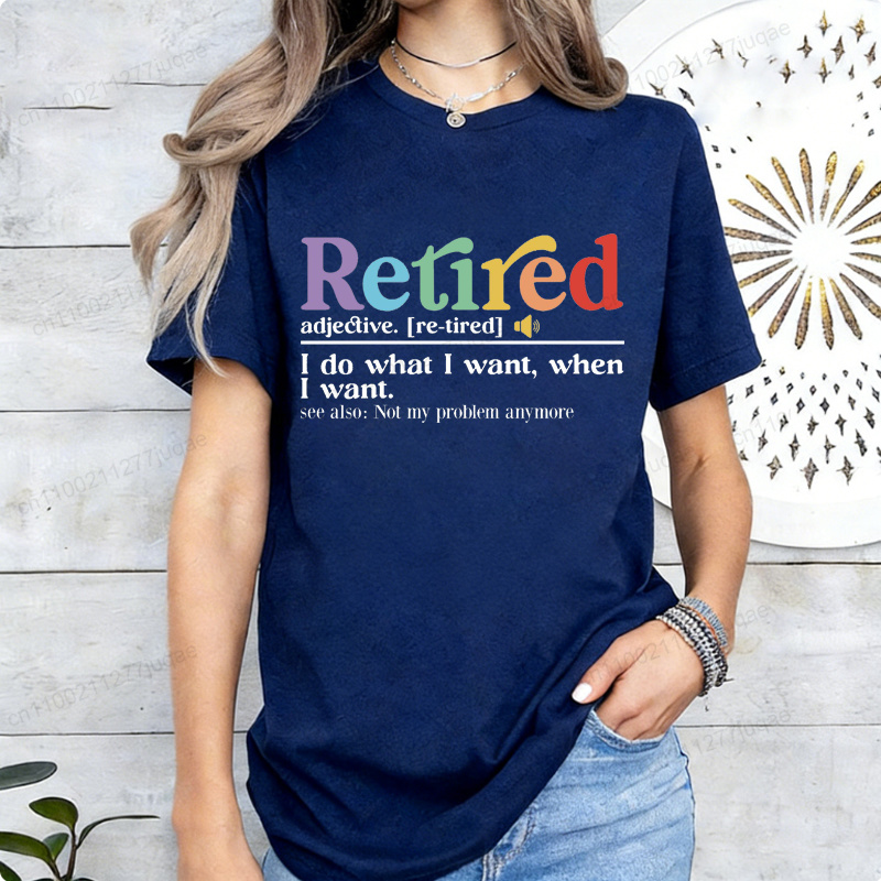 Funny Retirement Tee Retired D - đánh giá và giá Street Fashion Definition