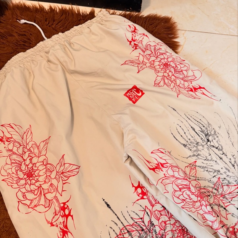 Harajuku Red Spider Lily Print - đánh giá và giá Street Fashion Of Japan