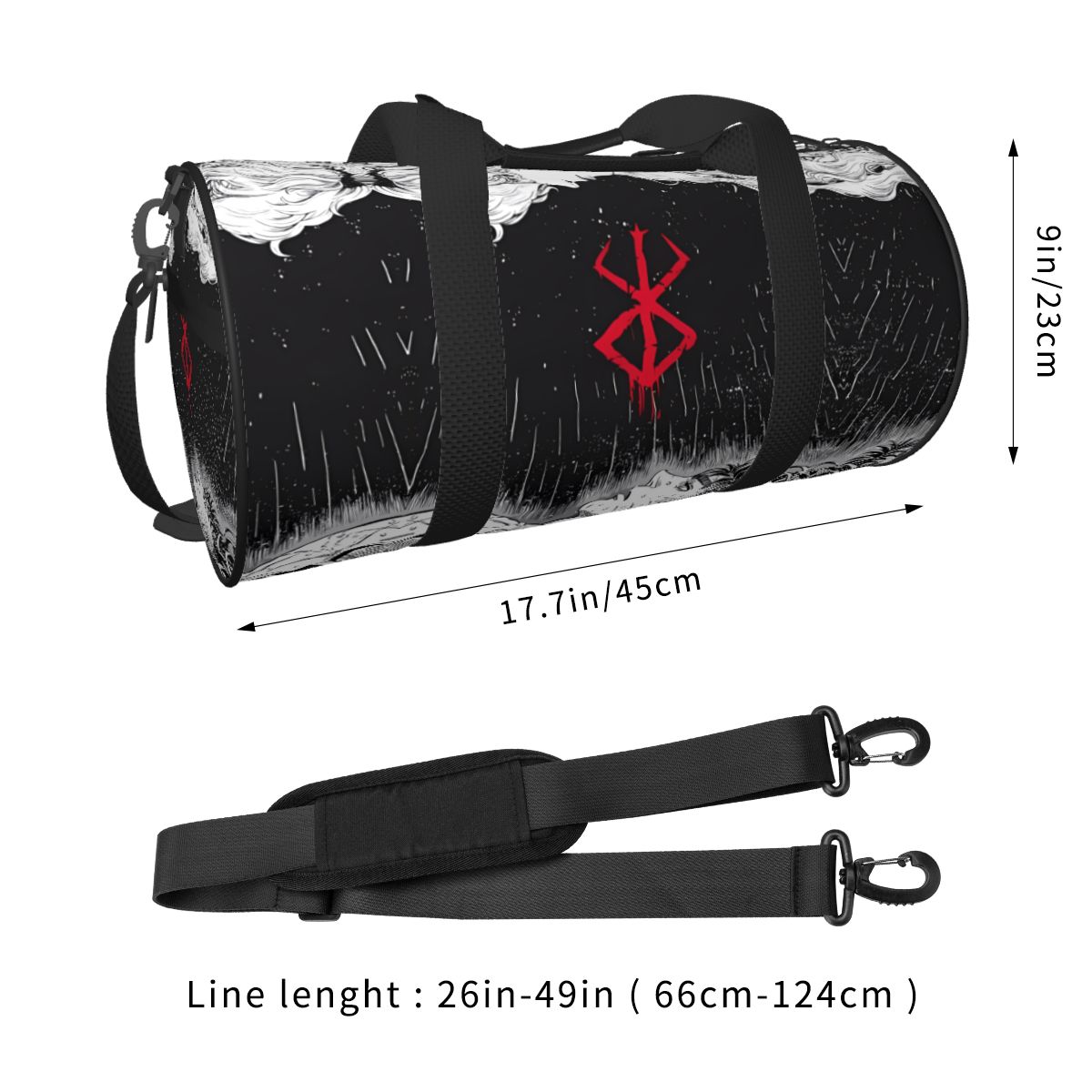 Japan Anime Bereserk Gym Bag F - đánh giá và giá Street Fashion Of Japan