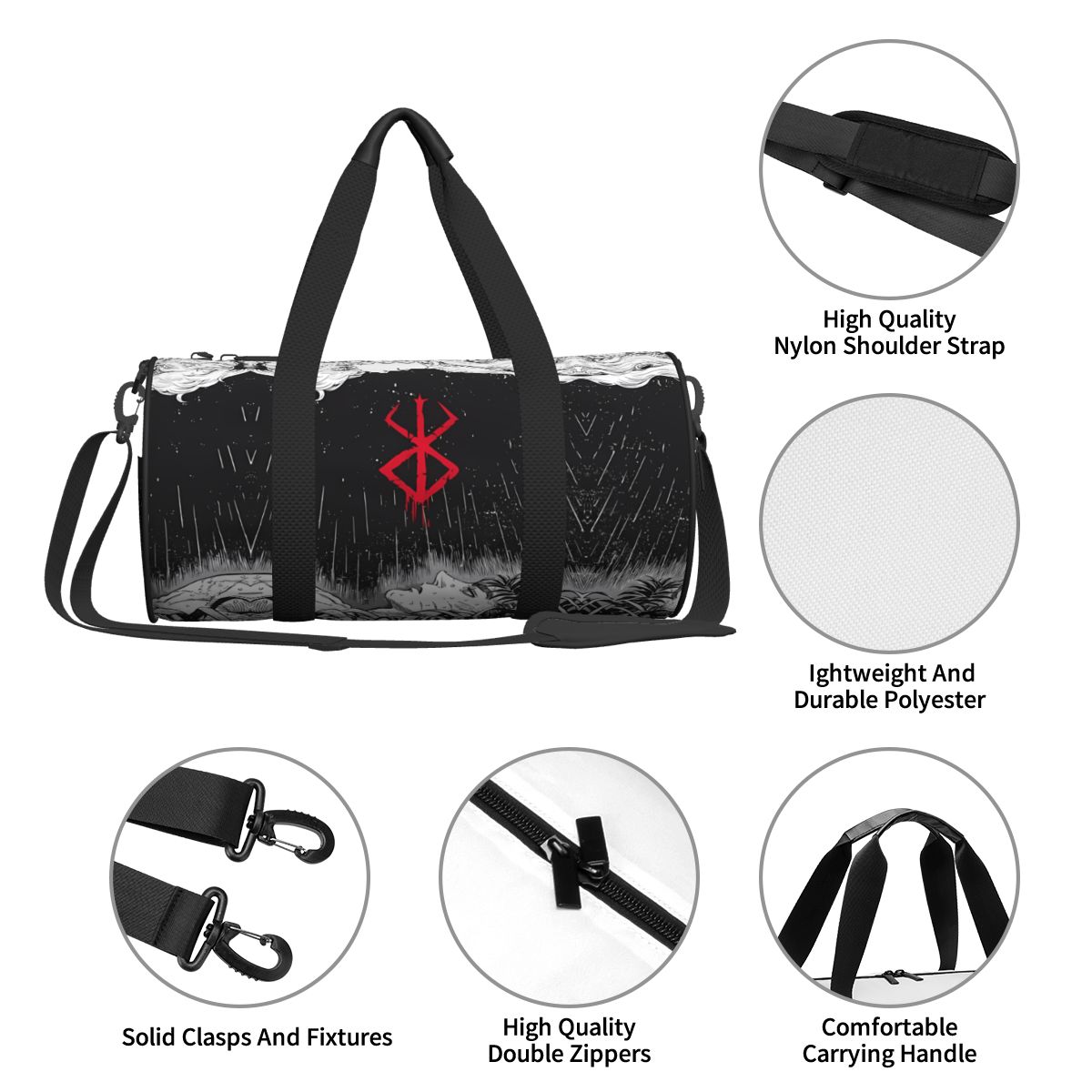 Japan Anime Bereserk Gym Bag F - đánh giá và giá Street Fashion Of Japan