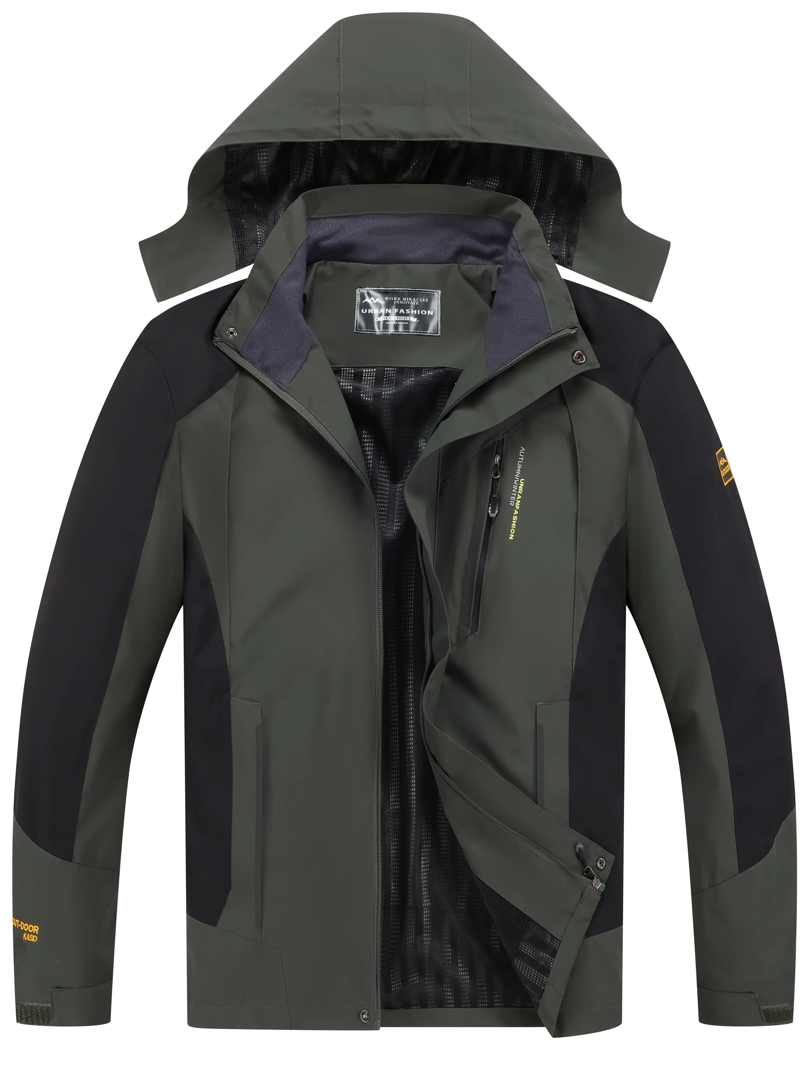 Men's Waterproof Hiking Jacket - đánh giá và giá Reflective Jacket Running