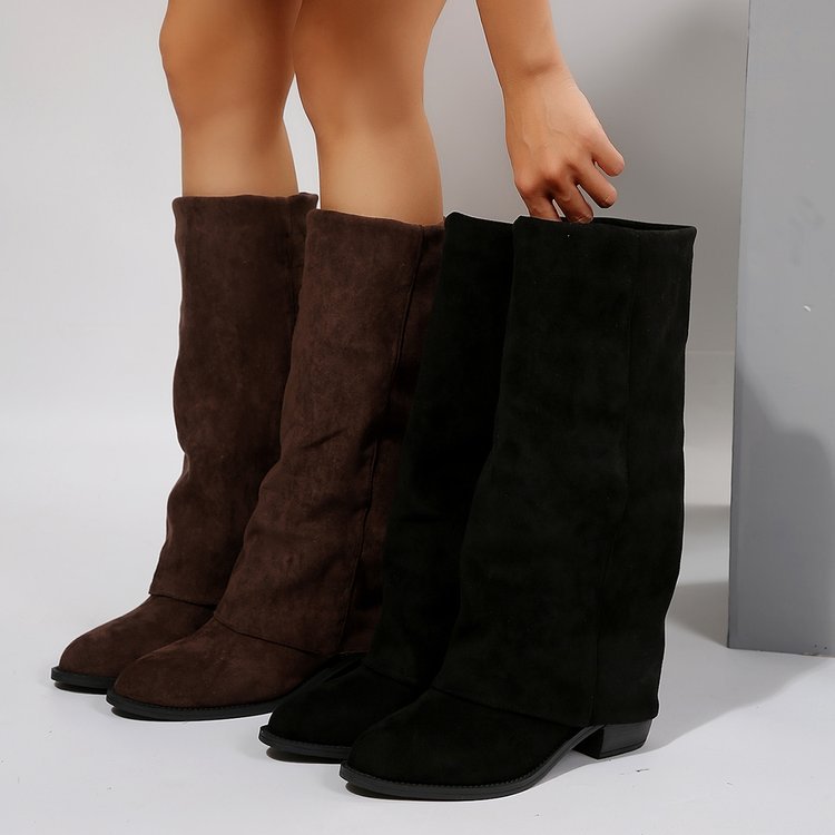 Women's Knee High Boots Autumn - đánh giá và giá Street Fashion Winter