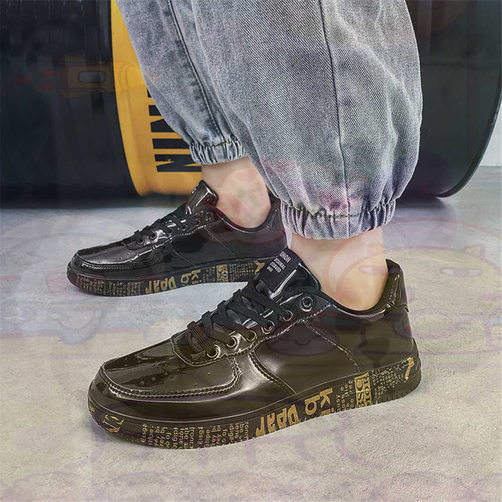 Round Foot Size 45 Sneakers Wh - đánh giá và giá Street Fashion Asian Men