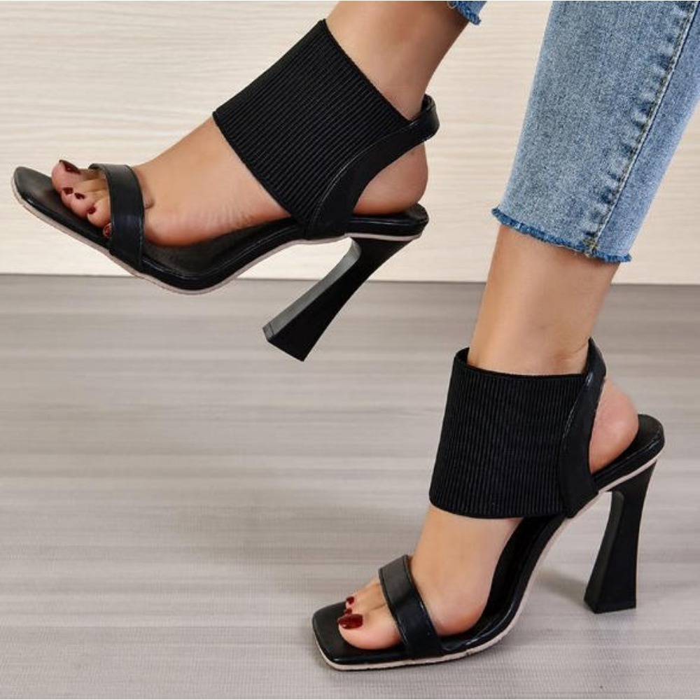 Square Toe High Heeled Sandal  - đánh giá và giá Street Fashion Rome