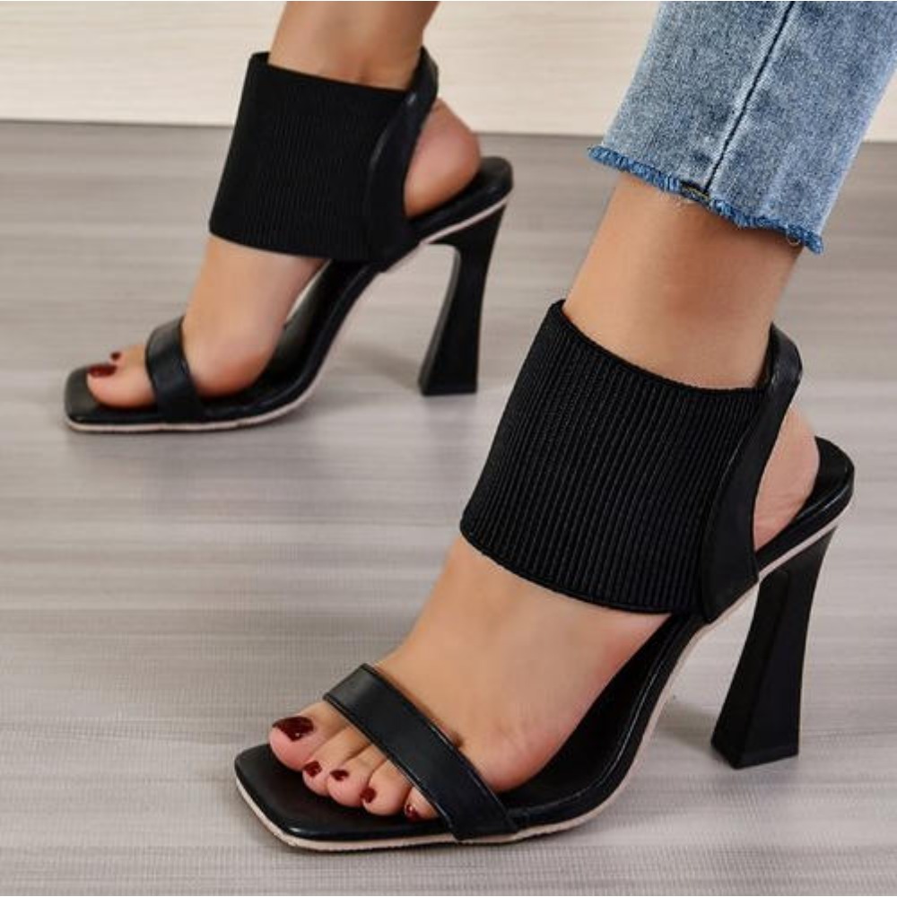 Square Toe High Heeled Sandal  - đánh giá và giá Street Fashion Rome