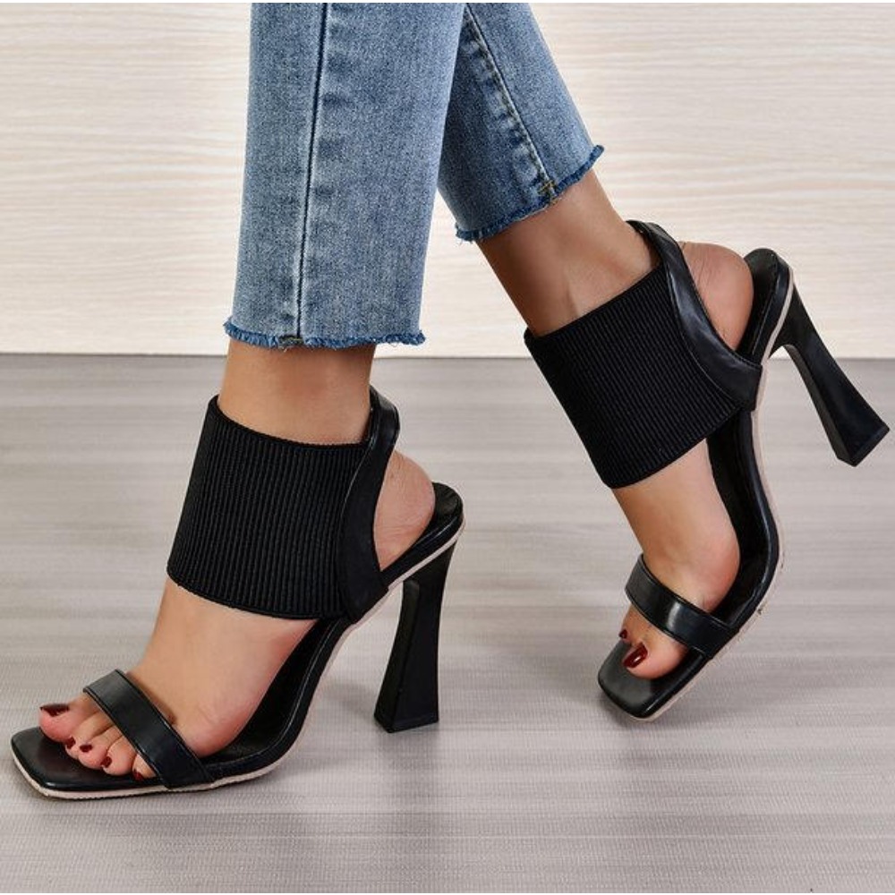 Square Toe High Heeled Sandal  - đánh giá và giá Street Fashion Rome