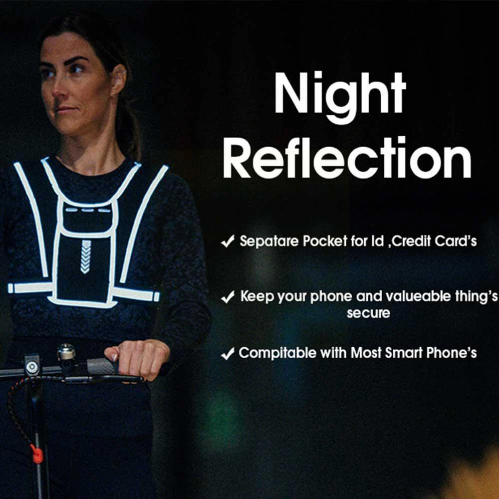 Running Vest Phone Holder for  - đánh giá và giá Reflective Jacket Running
