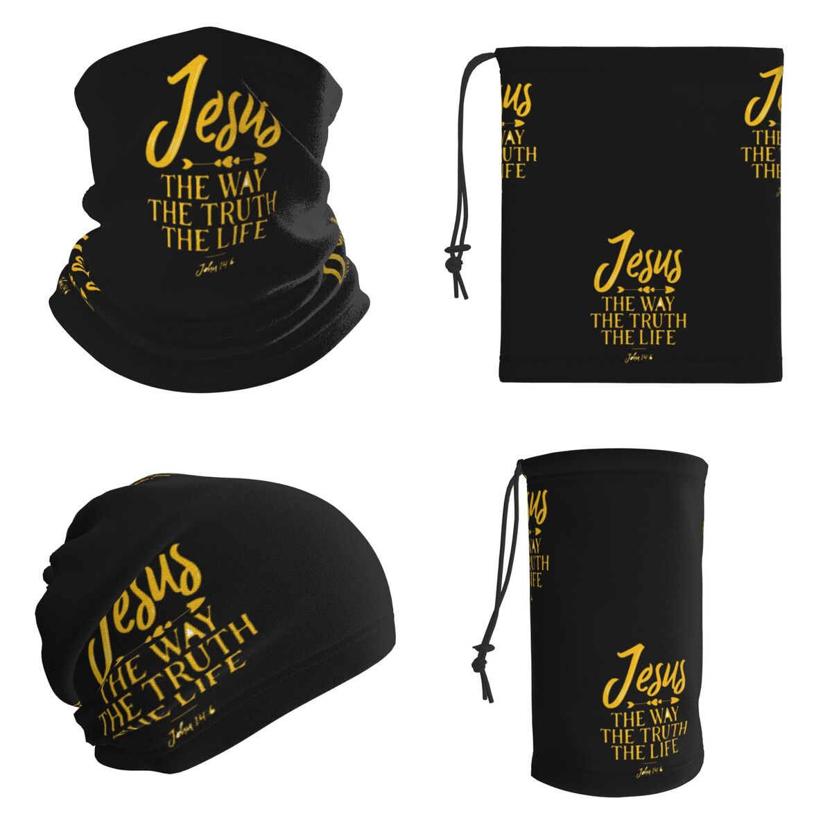 John 14 6 Jesus The Way Truth  - đánh giá và giá Bandana Multi Way