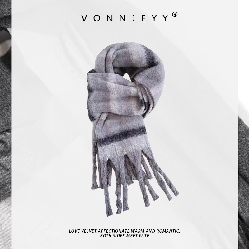 Unisex Thermal Scarf in Charco - đánh giá và giá Street Fashion Asian Men