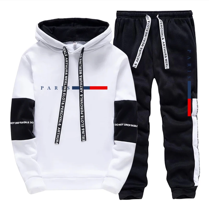 Men's Set/Hoodie/Pants Paris F - đánh giá và giá Street Fashion Winter