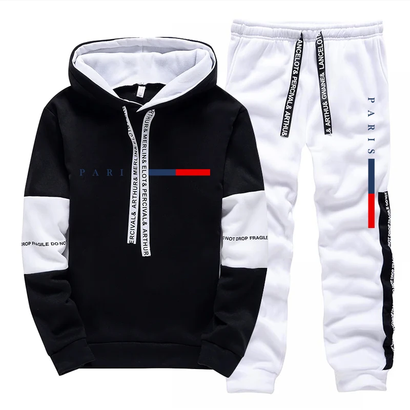 Men's Set/Hoodie/Pants Paris F - đánh giá và giá Street Fashion Winter
