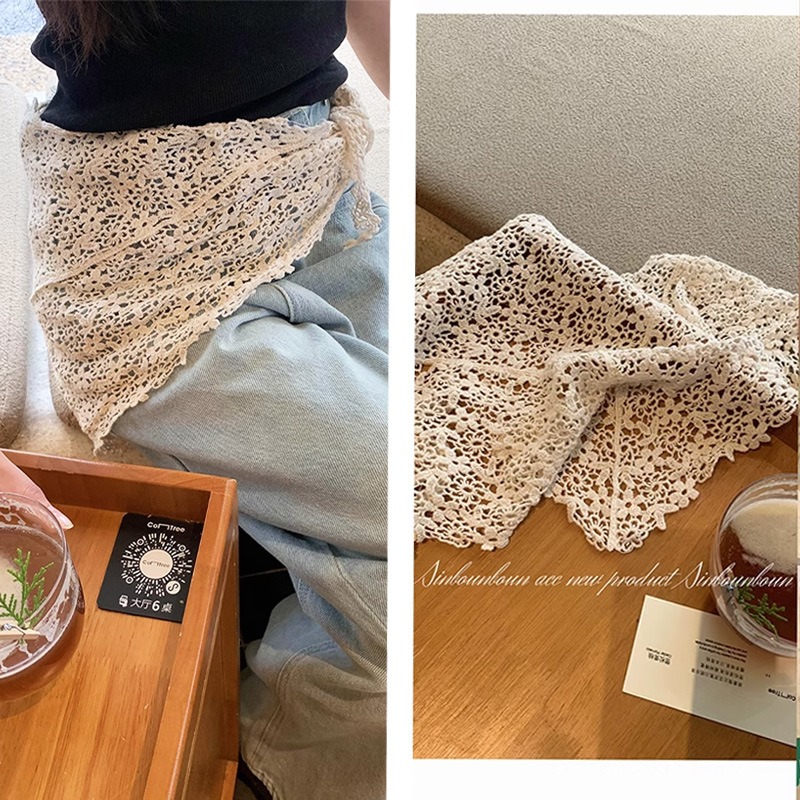 Ins Beige Color Aesthetic Mult - đánh giá và giá Bandana Multi Way